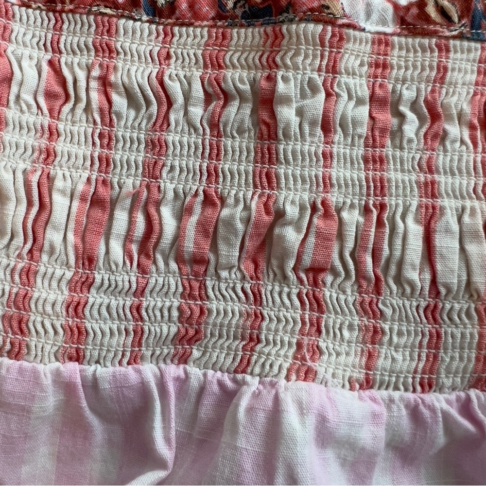 Universal Thread sleeveless patchwork tiered boho hippie maxi dress plus sz 1X - Picture 10 of 12